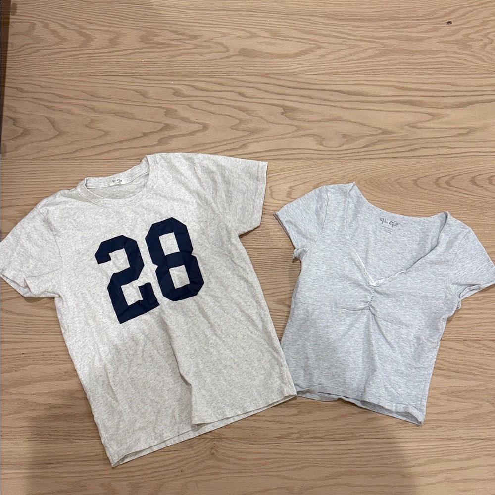 Brandy Melville shirts, both worn but only a few times
